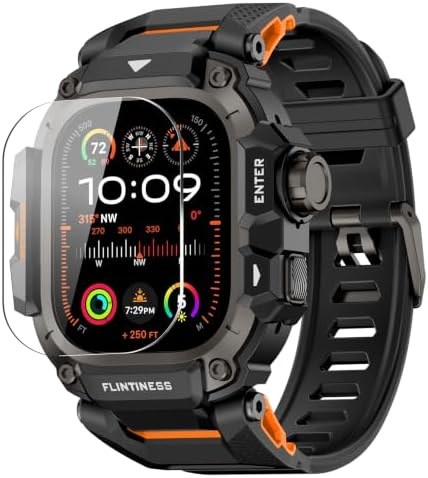 Black, orange trim